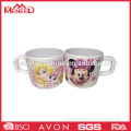 Beautiful design wholesale melamine plastic mugs with handles